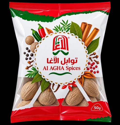 جوزة الطيب مقشر 50 غم